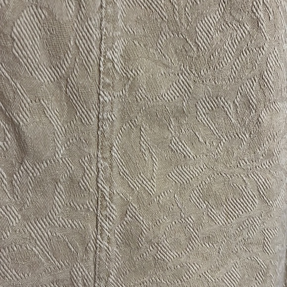 DKNY/CITY Patterned Tan Jean Skirt-12 - Picture 3 of 3